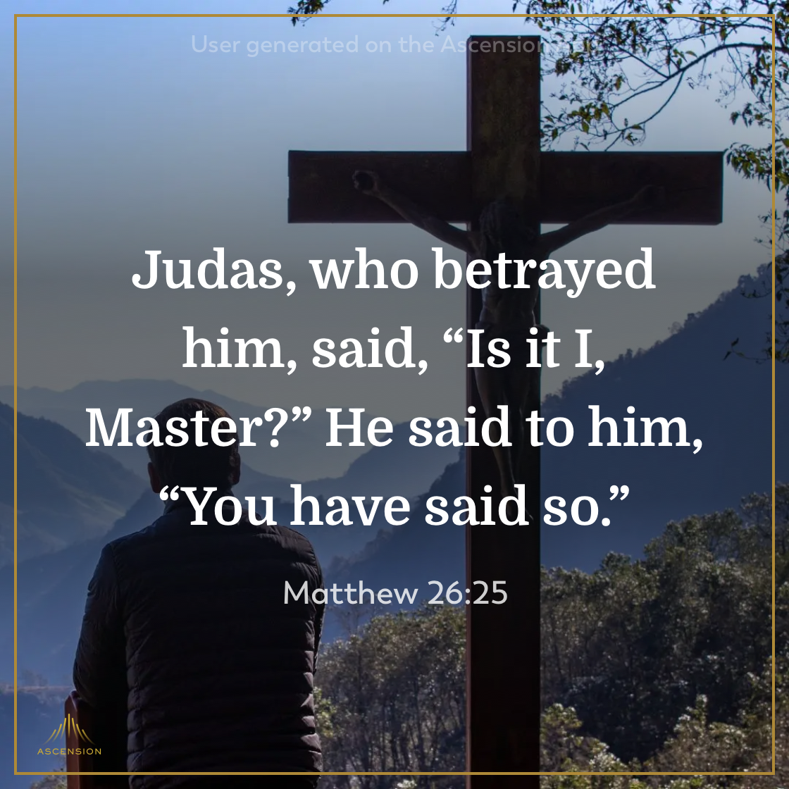 Daily Lectio- Is It I? – consumingfireblog